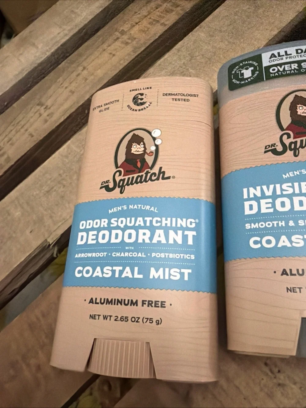 Dr. Squatch Coastal Mist Men's Deodorant - 2-Pack